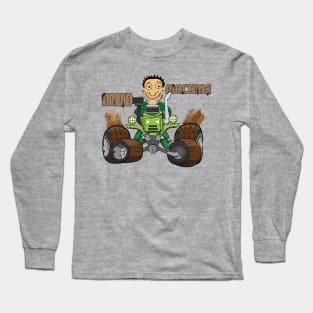 Green Mud Machine 4x4 Offroad Truck Tractor Long Sleeve T-Shirt